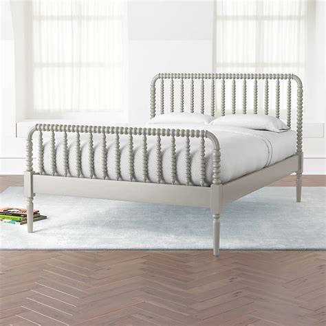 Timeless Parisian-style Jenny Lind design with scrollwork on bedposts, headboard and footboard. All metal construction that includes metal side rails and additional metal center legs for stability and durability. Available in Twin, Full, Queen and King size. Offered in multiple colors. Specifications : Product Dimensions : 78"H x 80"W x 57"D