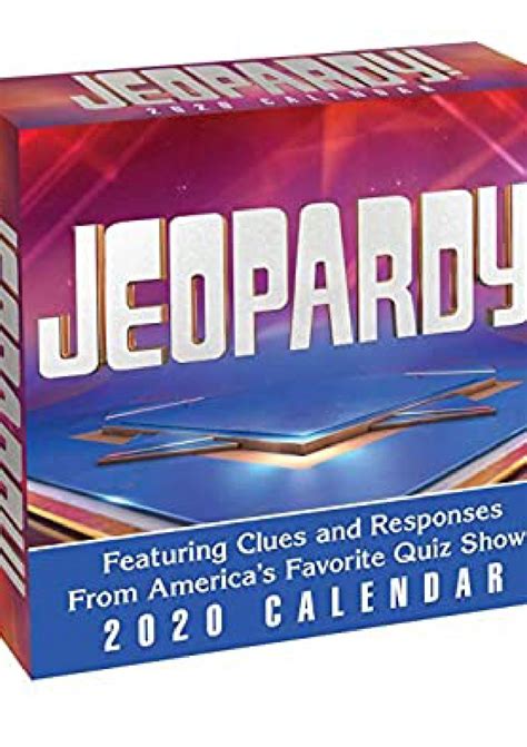 Jeopardy! 2020 DayToDay Calendar