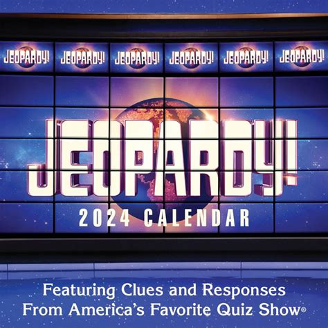 Jeopardy Daily Calendar 2024