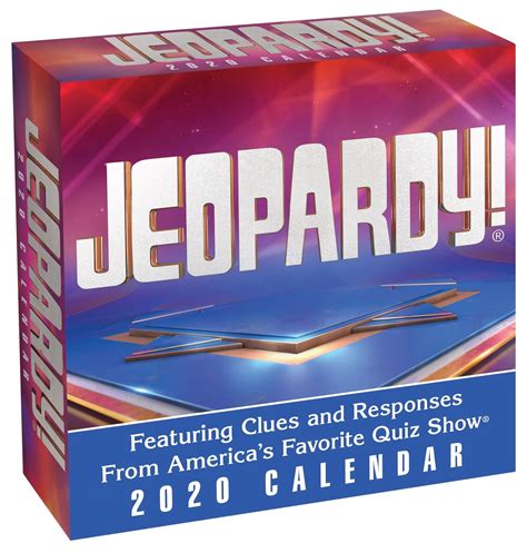 Jeopardy Desk Calendar