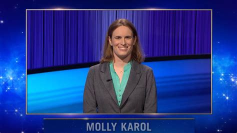 Today’s Final Jeopardy question (8/1/2023) in the category “Landmarks of Science” was: ... Tracy Pitzel, an accountant from Ellensburg, WA, and Molly Karol, a CPA from Austin, TX. The links in the contestants’ names go to their original games.. 