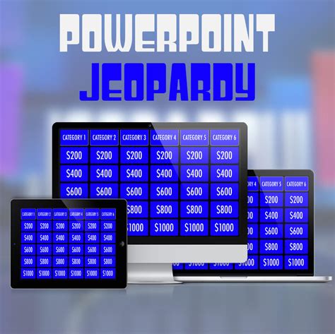 Jeopardy template ppt. 