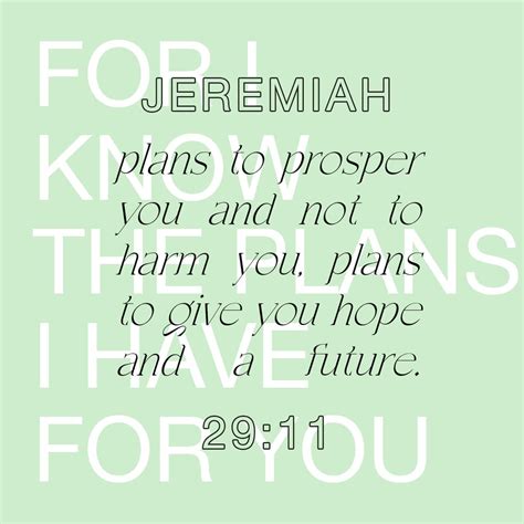 Jeremiah 29:11 - Compare Bible Verse Translations