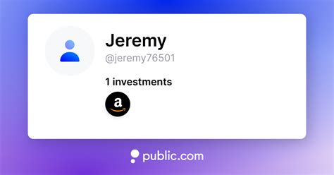 Jeremy (@DragonKnight) Investment Portfolio on Public.com