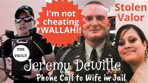 September 2019. Dewitte has been arrested and is calling his wife from jail. She is begging him to stop getting so involved with road users, to not be so con.... 