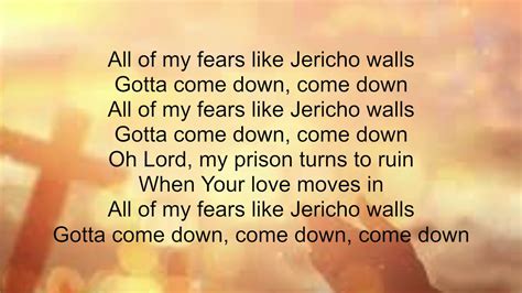Jericho lyrics. Things To Know About Jericho lyrics. 