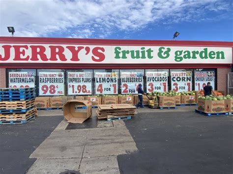 Jan 5, 2024 · Jerry's Fruit and Garden. 7901 N Milwaukee Ave. Niles, Illinois 60714. Phone: 847-967-1440. Jerry's is a family owned produce and garden market that has been servicing the community from its Niles location since 1972 providing the freshest in produce and groceries to a broadening customer base. We do this by supporting the local farm industry ... . 
