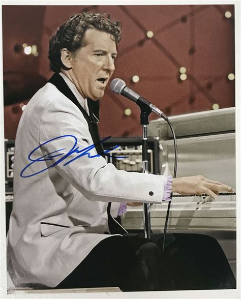 Jerry Lee Lewis Signed 8X10 B&W Photo Todd Mueller "Great Balls …