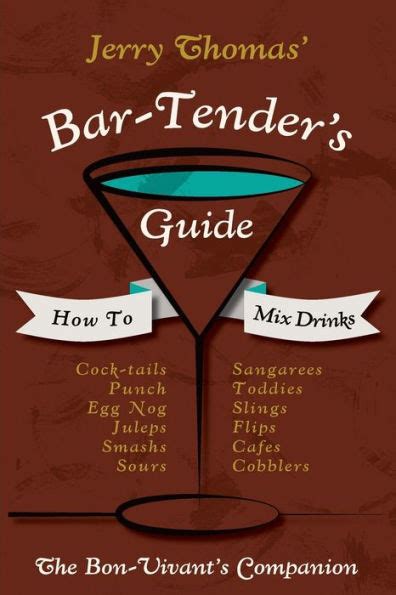 Jerry thomas bartenders guide how to mix drinks. - Battaglie economiche fra le due guerre.