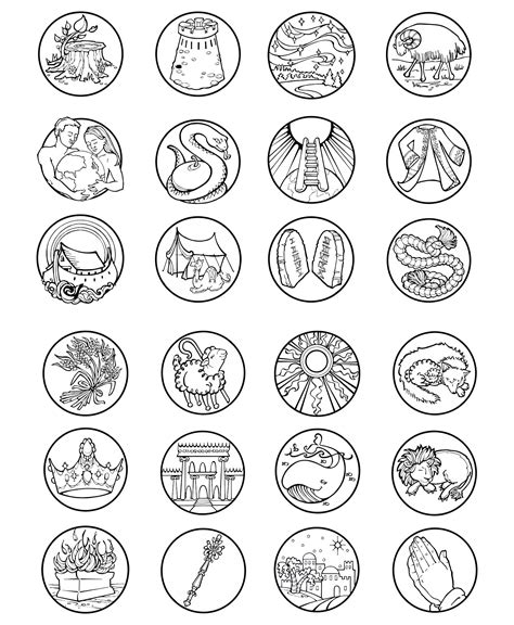 Jesse Tree Ornaments Printable Customize and Print