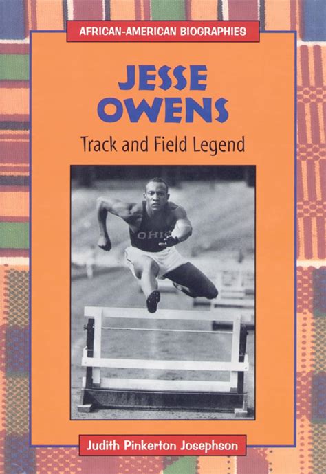 Read Jesse Owens Track And Field Legend By Judith Pinkerton  Josephson