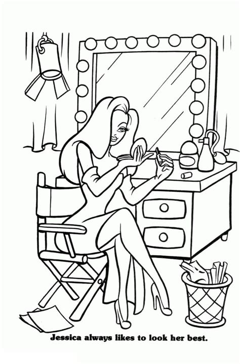 Jessica Rabbit Coloring Pages