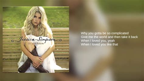 Jessica Simpson - I Have Loved You Lyrics Lyrics.com