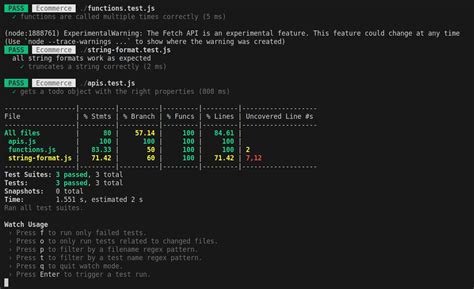 Jest runcli options.  Learn to run specific tests, manage caching, handle CI environments...