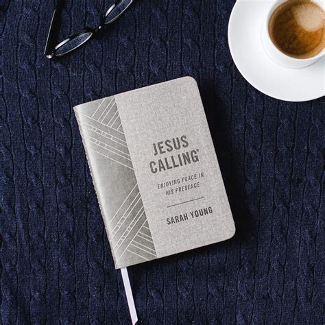 Jesus Calling, Textured Gray Leathersoft, with Full Scriptures ...