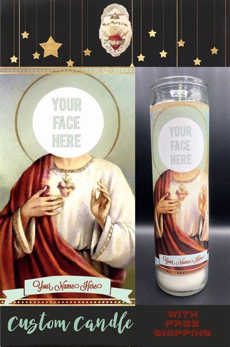 Jesus Candle Template