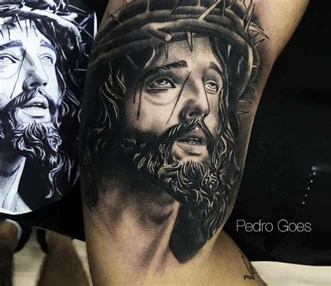 Jesus Christ tattoo by Pedro Goes Photo 24173