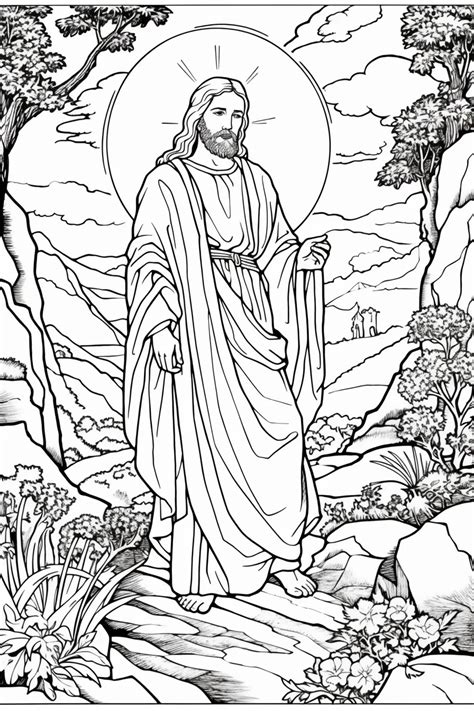 Jesus Coloring Books