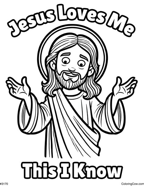 Jesus Coloring Page