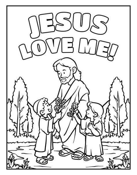 Jesus Coloring Shee