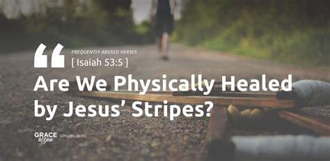 Jesus Heals Me..: Healing Stripes - Blogger