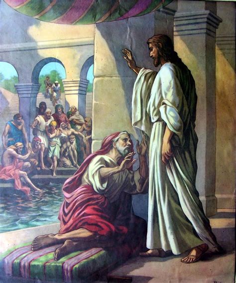 Jesus Heals a Man at the Pool of Bethesda - John 5:1-16