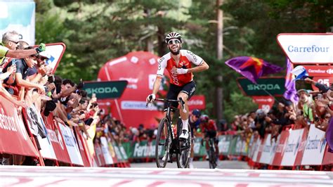 Jesus Herrada wins Spanish Vuelta’s 11th stage. American rider Sepp Kuss keeps overall lead