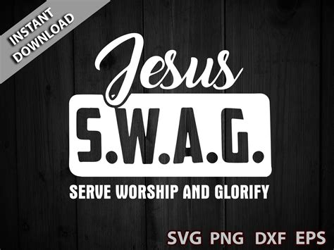 Jesus Swag Svg - Etsy UK