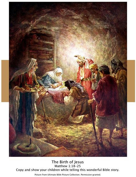 Jesus born in a manger scripture