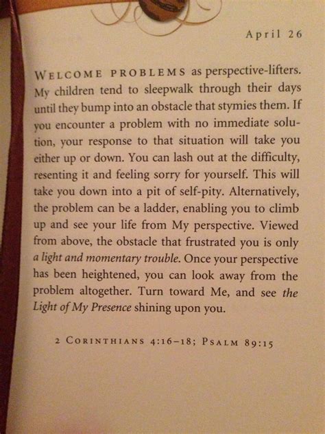 Jesus Calling April 26Responding comes from t
