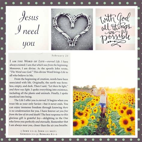 Daily Devotional Jesus Calling February 12 Our thoughts are incredibly powerful, especially when we attache them to His desire with positive focus. ... Jesus Calling 02-11-23 My Peace Is Like 19.43 MBIt's Alive TV. 🥀In Memory Of Tru🥀 GOwithinsoyoucanWIN •Mental - 1on1'S AVAILABLE UPON REQUEST •30 MN DISCOVERY SESSIONS FOR $100 (704 ...