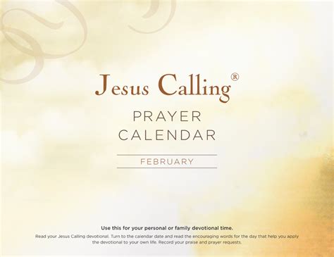 Jan 17, 2022 · Jesus Calling: February 7.