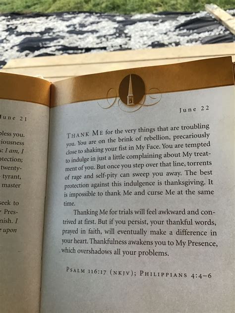 Jesus Calling: November 29. Let Me infuse My Peace into your innermost being. As you sit quietly in the Light of My Presence, you can sense Peace growing within you. This is not something that you accomplish through self-discipline and willpower; it is opening yourself to receive My blessing. In this age of independence, people find it hard to ...