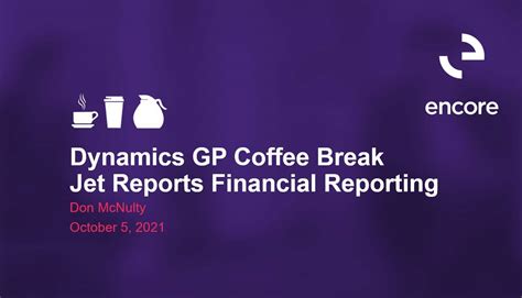 Jet Reports Financial Reporting for Dynamics GP