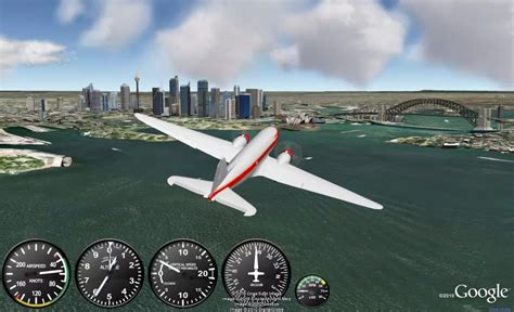 GeoFS is a free flight simulator using global satellite i
