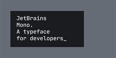 JetBrains Mono a new typeface made for developers Laravel News