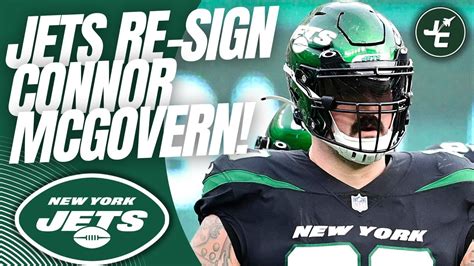 Jets re-sign center C Connor McGovern