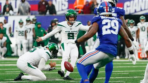 Jets stun Giants late and earn ugly 13-10 overtime win on Zuerlein’s field goal