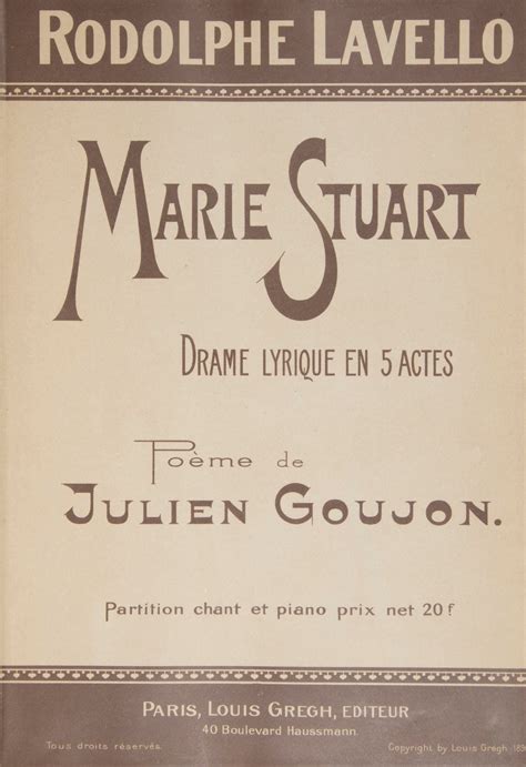 Jeunesse de marie stuart, drame en deux parties, mêlée de chant. - La jeunesse d'octave feuillet (1821-1890) d'après une correspondance inédite.