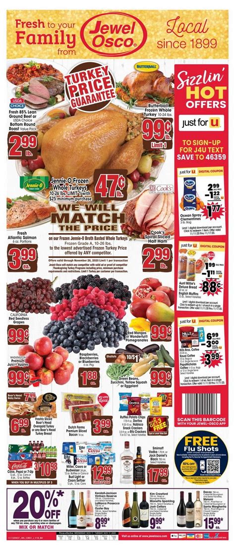 Jewel osco bloomington il weekly ad. About Jewel-Osco. Jewel-Osco was founded back in 1899 in Chicago, Illinois by Frank Vernon Skiff. Originally named Jewel, it was founded as a door-to-door coffee delivery service, but has now expanded to becoming a major regional supermarket chain in the midwestern region of the United States. As of 1999, Jewel-Osco has been a subsidiary of Albertsons—its parent company. 