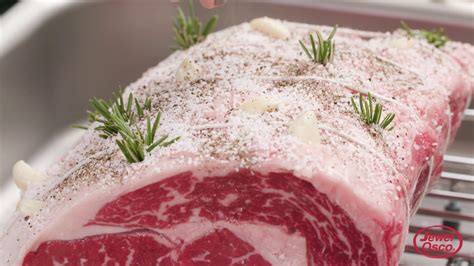 When shopping for prime rib, ask for a "Standing rib roast". That's the name you'll find at the butcher block located in your local Jewel-Osco. This cut comes from the rib section of the cow. These can weigh upwards of 25 lbs so typically this is cut into halves, called the first cut and the second cut.
