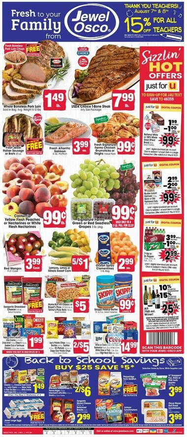⭐ Browse Jewel Osco Weekly Ad October 4 to October 10, 2023. Jewel Osco weekly ad and next week's sneak peek flyer. ⭐ Savings and Digital Coupons at Jewel Osco Circular. Jewel Osco Weekly Ad products of this week;. 