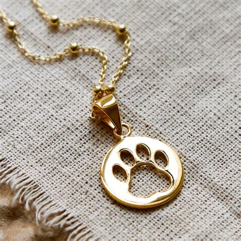 Jewelry - Glitter Paw Print Necklace - For one necklace only