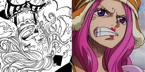 Jewelry Bonney is the captain of the Bonney Pirates. She is from the South Blue. She is also one of the eleven pirates who have been referred to as "The Eleven Supernovas". Bonney is a slim woman (despite the enormous amount of food she's capable of eating), with long pink hair and purple eyes.