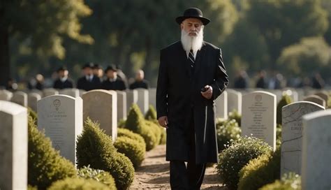 Jewish funeral etiquette for non-jews. 