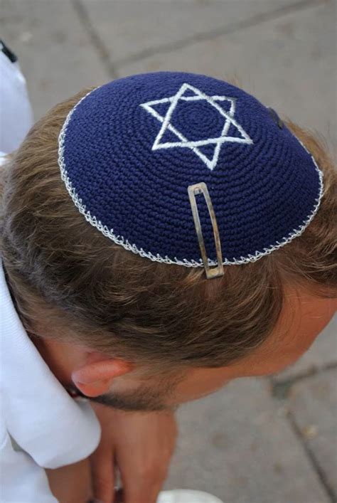 Orthodox Jewish men always cover their heads by wear
