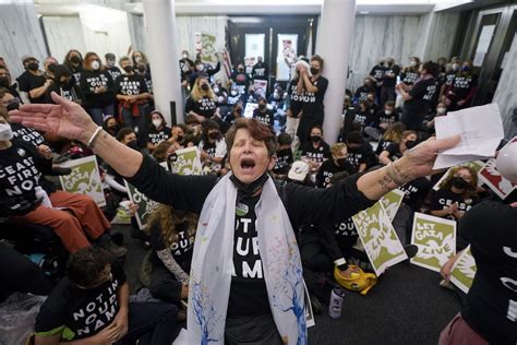 Jewish protesters and allies stage sit-in at California federal building demanding Gaza cease-fire