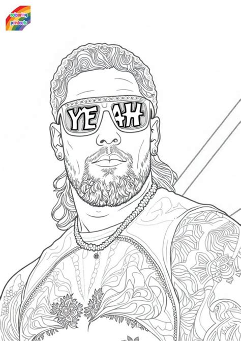Jey Uso Coloring Shee