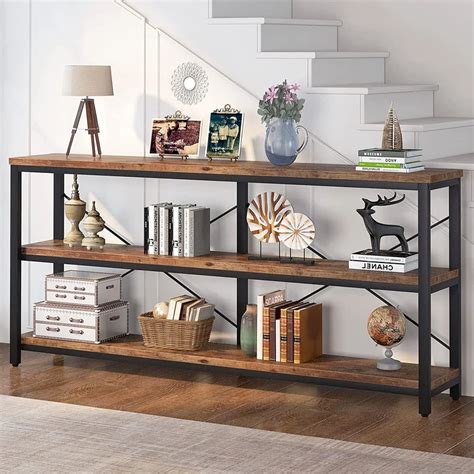 Jeyden 71. Apr 28, 2023 - Buy Vagaconl 70.86'' Extra Long Console Table,Sofa Table,TV Cabinet,Bookcase，3-Layer Shelf for Living Room, Entryway: Sofa & Console Tables - Amazon.com FREE DELIVERY possible on eligible purchases 