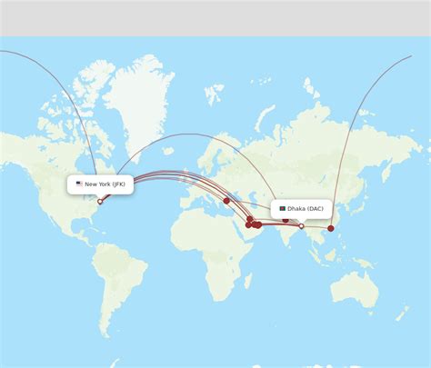 Jfk to dac. New York JFK (JFK) to Dhaka (DAC) flights. The flight time between New York JFK (JFK) and Dhaka (DAC) is around 22h 36m and covers a distance of around 12660 km. This includes an average layover time of around 5h 22m. Services are operated by Qatar Airways, Emirates, Air India Limited and others. Typically 88 flights run weekly, although ... 